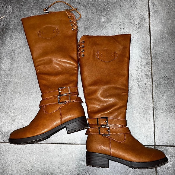 Warm Knee High Winter Boots Size 7 - Picture 1 of 7